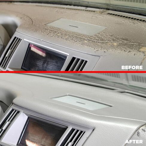 DashSkin Molded Plastic Dash Cover Cap Compatible with 2003-2005 FX35 & FX45 in Sandstone Taupe - Retains Tape Deck Access - Includes Two 4.7oz Tubes of Adhesive - Made in The USA in Kuwait