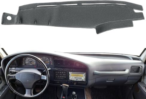 حصيرة غلاف DASH مخصصة ل Toyota Land Cruiser بدون مقبض ، حامي Capboard Cover Cappath (أسود) K253A in Kuwait