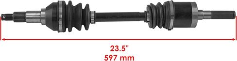 Caltric Front Left & Right CV محور متوافق مع Can-Am Outlander 850 / Outlander Max 850 2019-2024 / Outlander 1000 6x6 2019 / Outlander Max 1000 6x6 2019-2023 in Saudi Arabia