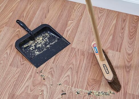 Superio Kitchen Broom - USA Wood Handle, Fine Premium Blue Bristles - Heavy Duty Household Broom - Easy Swiping Dust and Wisp, Home, Kitchen, Lobby, Floors and Corners. in Saudi Arabia