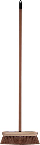 Superio Kitchen Broom - USA Wood Handle, Fine Premium Blue Bristles - Heavy Duty Household Broom - Easy Swiping Dust and Wisp, Home, Kitchen, Lobby, Floors and Corners. in Saudi Arabia