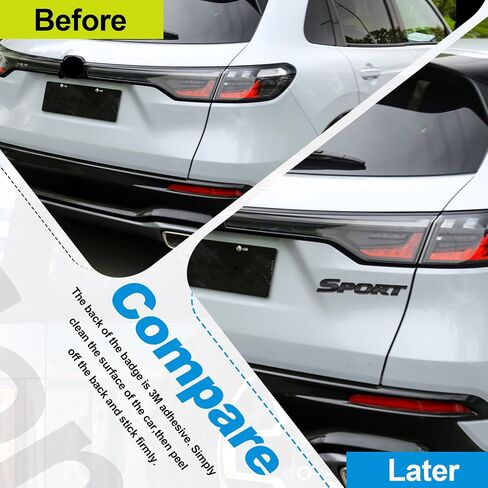 1PCS 3D Sport Sticker ، STRUNK SIDE FENDER الخلفية الخلفية للسيارة التزيين الخارجي الملحقات ، ملصقات شارة السيارات المعدنية ثلاثية الأبعاد ، لجميع سيارات شاحنة السيارات سيارات الدفع الرباعي (أسود) in Saudi Arabia