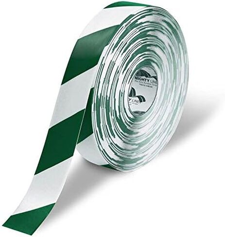 Mighty Line Diagonal Floor Tape 3 inch Yellow/Black 100' Roll in Saudi Arabia