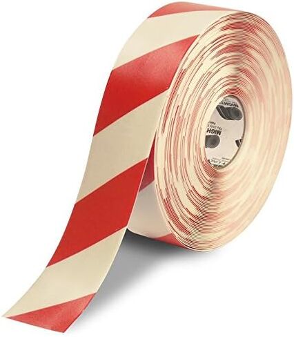 Mighty Line Diagonal Floor Tape 3 inch Yellow/Black 100' Roll in Saudi Arabia