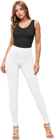 Hybrid & Company Women's Premium Comfort Pants Ultra Stretch Tailored Fit Office Trousers in Kuwait