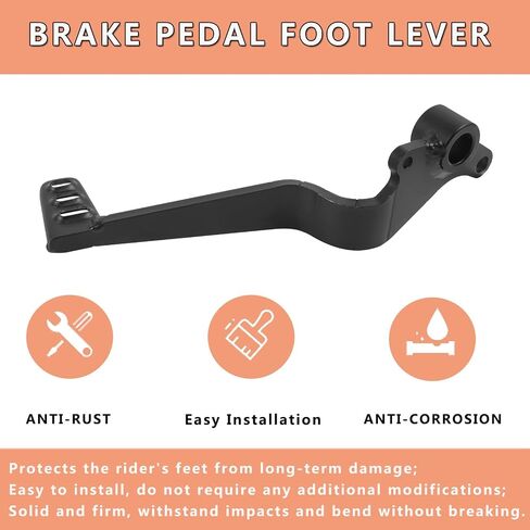 Motorcycle Brake Pedal Foot Lever Replacement for Kawasaki Ninja 300/ABS EX300 Ninja 250/ABS EX250 2013-2017 Z300 2015-2018 Z250 ER250 2013-2017 Rear Brake Lever(Black) in Saudi Arabia