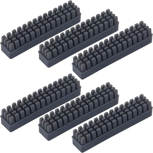 فرشاة فوهة السيليكون 6pcs لـ Bambu Lab A1 ، فرش الطابعة ثلاثية الأبعاد ذاتية ، استبدال فرشاة تنظيف الفوهة المقاومة للحرارة ، ليست مناسبة لمختبر الخيزران A1 Mini- رمادي in Kuwait
