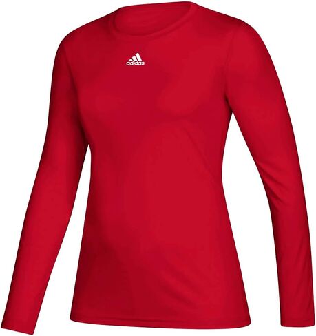 adidas Creator Long Sleeve Top - Women's Training M Sand/White in Saudi Arabia