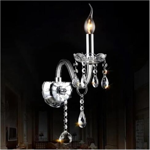 حديثة أنيقة الشفافة الشفافة chaners متعددة الأسلحة الأسلحة الأوروبية اختياري s de cristal chaner LED بدون مصباح الجدار الظل E14 ، chaners LED (5 أذرع) in Saudi Arabia