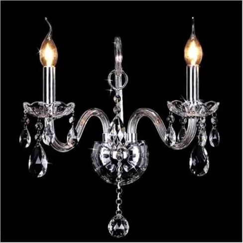 حديثة أنيقة الشفافة الشفافة chaners متعددة الأسلحة الأسلحة الأوروبية اختياري s de cristal chaner LED بدون مصباح الجدار الظل E14 ، chaners LED (5 أذرع) in Saudi Arabia