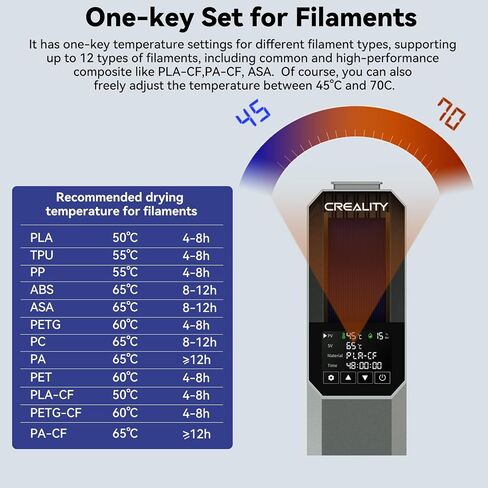 Creality Official CFS Multicolor 3D Printer Automatically Filament System, Moisture-Proof Filament Storage, Supports 4 Parallel Devices for 16 Color Printing, for K2 Plus 3D Printer in Saudi Arabia