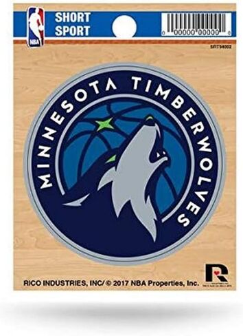 Rico Industries NBA Basketball Denver Nuggets Short Sport Decal 3.75' x 4.75' Die Cut Team Logo Short Sport Decal in Saudi Arabia
