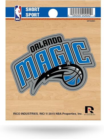 Rico Industries NBA Basketball Denver Nuggets Short Sport Decal 3.75' x 4.75' Die Cut Team Logo Short Sport Decal in Saudi Arabia