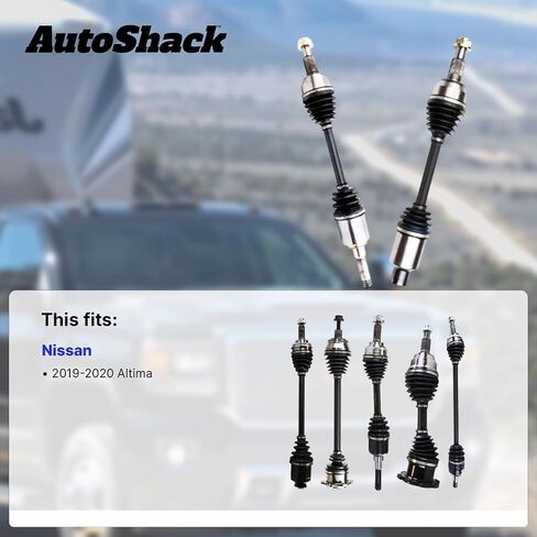 AutoShack Front Right CV Axle Shaft Assembly Replacement for 2019-2020 Nissan Altima AWD, FWD Passenger Side DSK1627 in Saudi Arabia