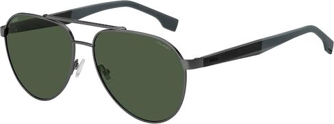 Hugo Boss Boss 1485/s Matte Ruthenium Green/Gray 60/15/145 Mens Sunglasses in Saudi Arabia
