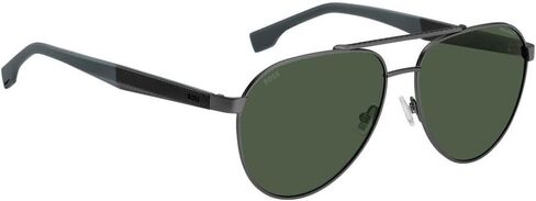 Hugo Boss Boss 1485/s Matte Ruthenium Green/Gray 60/15/145 Mens Sunglasses in Saudi Arabia