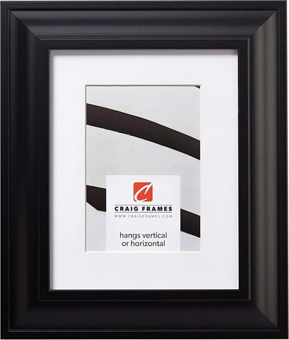 Craig Frames 20x24 إطار صورة مصحوب إلى 16 × 20-ساتان أسود معاصر نمط راقي 21834-700 ، صب 2 بوصة ، يشمل زجاج زجاجي ، والدعم ، وعدة معلقة سهلة-شاشة الجدار in Kuwait