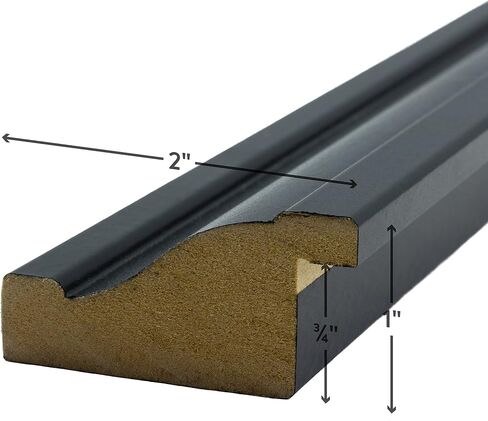 Craig Frames 20x24 إطار صورة مصحوب إلى 16 × 20-ساتان أسود معاصر نمط راقي 21834-700 ، صب 2 بوصة ، يشمل زجاج زجاجي ، والدعم ، وعدة معلقة سهلة-شاشة الجدار in Kuwait