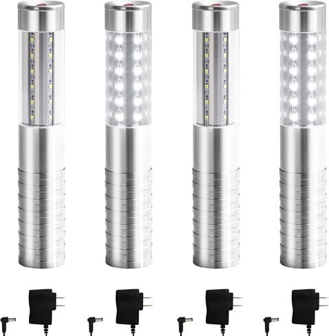 4 Sets LED Bottle Service Lights Rechargeable Bottle Service Sparklers Bottle Girl Lights for Nightclub Wedding Party Concert Event Outdoor (Gold). in Saudi Arabia