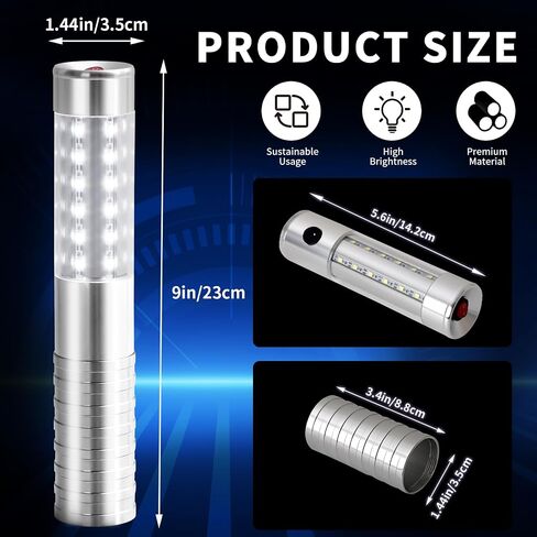4 Sets LED Bottle Service Lights Rechargeable Bottle Service Sparklers Bottle Girl Lights for Nightclub Wedding Party Concert Event Outdoor (Gold). in Saudi Arabia