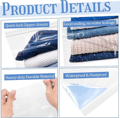 15 PCS Large Ziplock Bags for Storage,18x24 Inches 5 Gallon Ziploc Bags for Storing Fruits, Vegetables, Clothes, Shoes, Bread, Snacks Flavor in Saudi Arabia