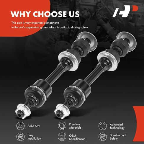 A-Premium 2 x Front Sway Bar Links Stabilizer Bar Links, Compatible with Ford F-150 F150 2005-2008 & Lincoln Mark LT 2006-2008, RWD in Saudi Arabia