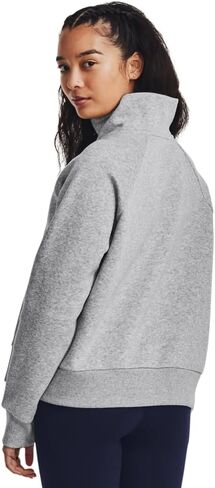 Under Armour Womens Rival Fleece Half Zip, (625) Cardinal / / White, Small in Saudi Arabia
