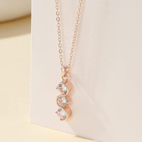 Bridesmaid Jewelry Set Gift for Women 18K Gold or Rose Gold or Silver Plated Necklace Earring Set for Wedding in Kuwait