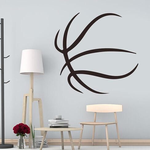 SUPERDANT Basketball Wall Stickers Motivational Wall Decals Inspirational Text Wall Sticker with Basketball Vinyl Wall Art Sticker for Bedroom Living Room Basketball Lovers Wall Decor in Saudi Arabia