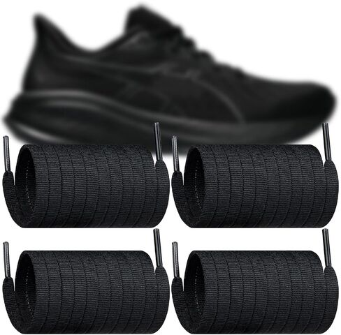 2 أزواج من أربطة الحذاء لـ ASICS Gel-Kayano/Gel-Nimbus/GT-2000/Gel-Cumulus Sneakers ، استبدال سلاسل الأحذية للركض in Saudi Arabia