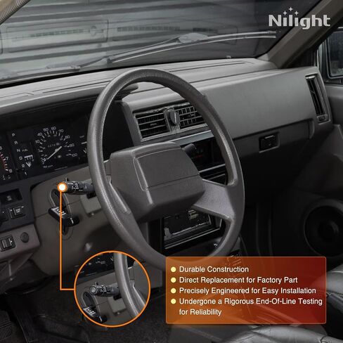 Nilight Turn Switch Switch متوافق مع 1986 1988 1989 1990 1991 1992 1993 Nissan Pickup D21 Pathfinder 1986 720 1987 1989-1990 Sentra 1987-1989 Stanza Combination Lever in Saudi Arabia
