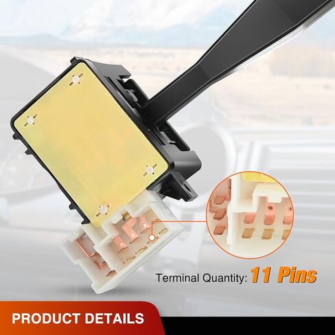 Nilight Turn Switch Switch متوافق مع 1986 1988 1989 1990 1991 1992 1993 Nissan Pickup D21 Pathfinder 1986 720 1987 1989-1990 Sentra 1987-1989 Stanza Combination Lever in Saudi Arabia