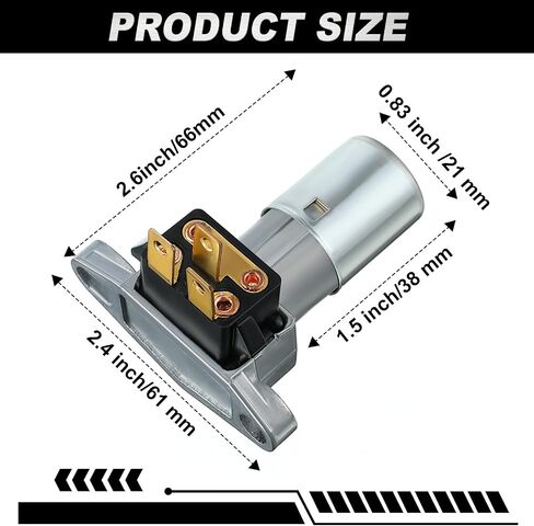 FEEKOON 1 PCS DS-72 DS72T D808 مفتاح خافتة المصباح الأمامي ، مفتاح خافت للسيارة مع 3 طرفي ، استبدال OEM in Saudi Arabia