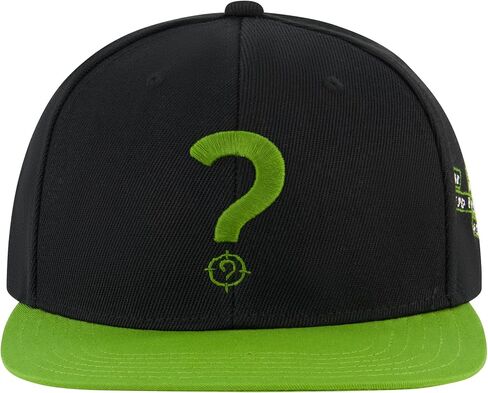 DC Comics Batman Baseball Cap, The Riddler Adult Snapback Hat with Flat Brim, Black, One Size in Saudi Arabia