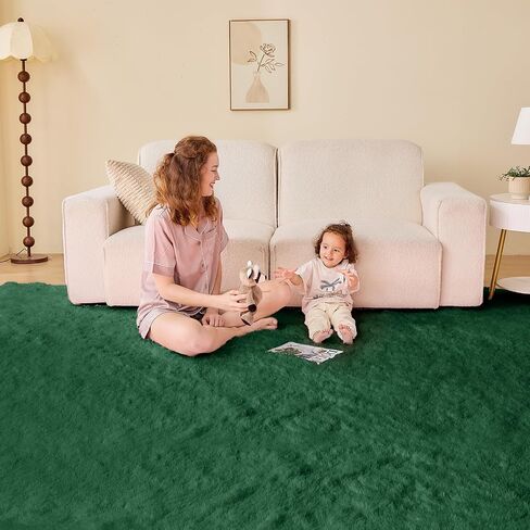 OPPODREAM 4x6 Pink Rugs for Bedroom, Ultra-Soft Fluffy Area Rugs for Living Room, 4 x 6 Shag Carpet for Nursery, Kids, Girl, Boy, Baby, Plush, Fuzzy, Shaggy, Cute Home Decor in Saudi Arabia
