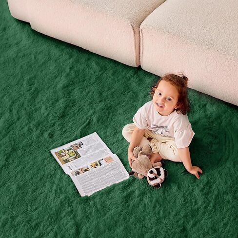 OPPODREAM 4x6 Pink Rugs for Bedroom, Ultra-Soft Fluffy Area Rugs for Living Room, 4 x 6 Shag Carpet for Nursery, Kids, Girl, Boy, Baby, Plush, Fuzzy, Shaggy, Cute Home Decor in Saudi Arabia