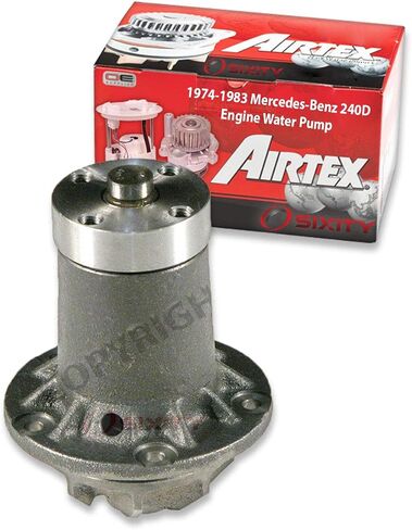 مضخة مياه محرك Airtex متوافقة مع Mercedes-Benz 240D 2.4L L4 1974-1983 in Saudi Arabia