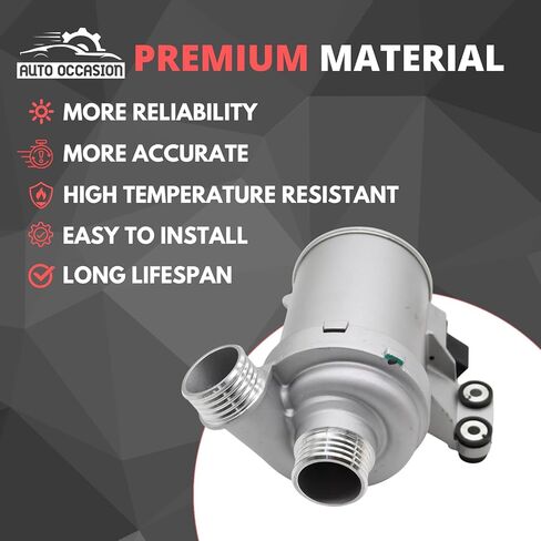 مضخة مياه المحرك الكهربائية متوافقة مع BMW 328I GT XDrive ، 335i ، 335i GT Xdrive ، 335i Xdrive ، X5 ، 435i ، 435i Gran Coupe Replacement SK1660E ، 702881660 ، 11518635090 ، 11518625098 in Kuwait