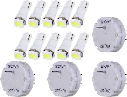 ECCPP Stepper Motor Repair Kit - X27 168 Instrument Repair Speedometer Gauge Cluster(4PCS motor kit+10 Pack T5 Wedge Bulbs) in Saudi Arabia