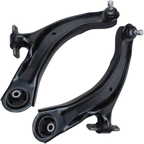 Detroit Axle-12pc مجموعة التعليق الواجهة الأمامية للفترة 2008-2013 Nissan Rogue ، 2014-2015 Rogue Select ، 2 Wheel Bearing Arms 2 Lower Control Arms 2 Sway Bars 4 Outer Inner Tie Rods 2 Boots Poots in Saudi Arabia