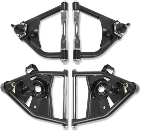Tubular Upper and Lower Control Arms For Chevrolet GMC C10 1973-1987 Black Coated in Saudi Arabia