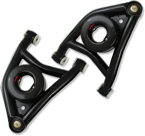 Tubular Upper and Lower Control Arms For Chevrolet GMC C10 1973-1987 Black Coated in Saudi Arabia