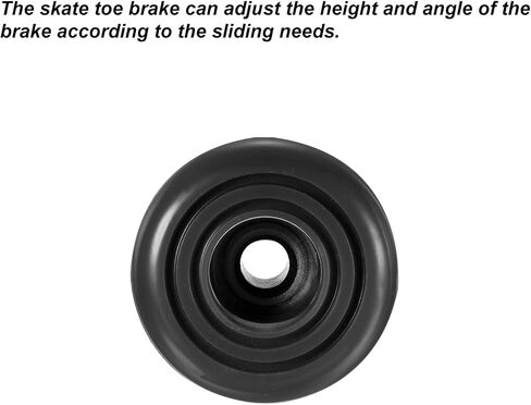 PATIKIL Roller Skate Toe Stops with Screwdriver, Rubber Brake Stoppers Block in Saudi Arabia