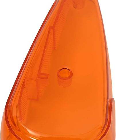 زوج Hecasa انعطاف العدسة الإشارة ضوء متوافقة مع 1970-1979 VW Bug Volkswagen Super Beetle Thing Front Turn Lamp Lens Amber Plastic (PC) - Driver & Passenger Side in Saudi Arabia