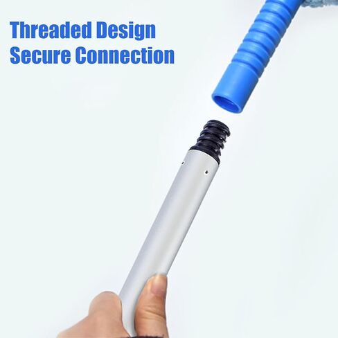 Shkalacar Ceiling Fan Cleaner Duster, RV Awning Mop with Bendable Pad Extension Pole, Circle Shape Microfiber Reusable Duster & Flexible Brush for Cleaning Home Camper Trailer Truck in Saudi Arabia