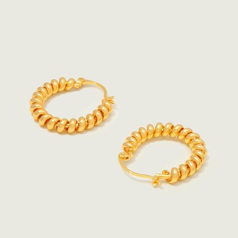 MEVECCO Gold Hoop Earrings for Women 18K Gold Plated Oval Hoop Earrings Simple Hypoallergenic Big Hoop Chunky Earrings Jewelry for Her in Saudi Arabia