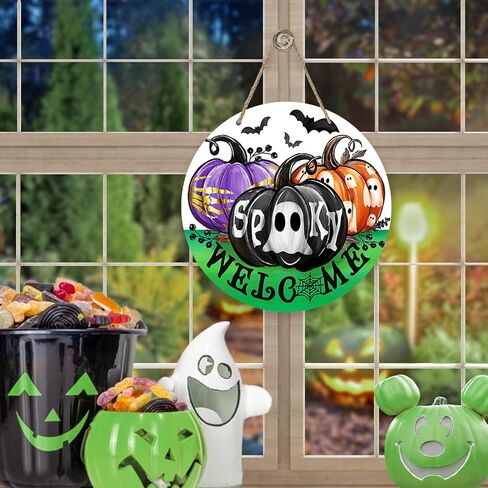 Deroro Purple Halloween Moon Phase Witch Front Door Sign, Solar Eclipse Butterfly Be The Energy Wood Door Hanger Outdoor Outside Porch Decor, Astronomy Wooden Wreath Indoor Wall Hanging Decoration in Kuwait