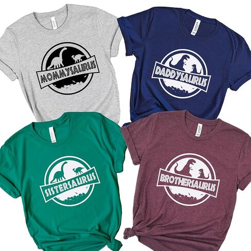 Family Mamasaurus Dadasaurus T-Shirts, Mens Dinosaur Shirts, Mama Shirts, Daughter, Dad and Son Matching Shirts, Dino Tees For Women, Men, Sister, Brother, Fathers Day Gift Ideas, Mom Daddy Tee in Saudi Arabia