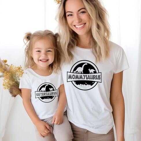 Family Mamasaurus Dadasaurus T-Shirts, Mens Dinosaur Shirts, Mama Shirts, Daughter, Dad and Son Matching Shirts, Dino Tees For Women, Men, Sister, Brother, Fathers Day Gift Ideas, Mom Daddy Tee in Saudi Arabia