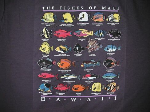 RJC Men's The Fishes of Maui Aloha Tee Shirt in Saudi Arabia
